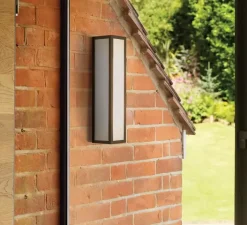 Applique*Astro Applique de salle de bain, Salerno classic 350, , IP44, Ø8cm, H35cm - noir texturé