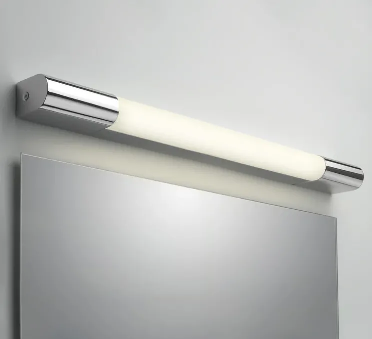 Applique de salle de bain, Palermo 600 LED, chrome poli, IP44, LED, 3000K, 346lm, L60cm, H60cm - Astro Lighting