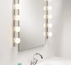 Applique*Astro Applique de salle de bain, Cabaret 5 II, , IP44, L70cm, H6,5cm - chrome poli