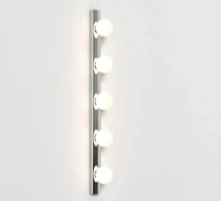 Applique*Astro Applique de salle de bain, Cabaret 5 II, , IP44, L70cm, H6,5cm - chrome poli