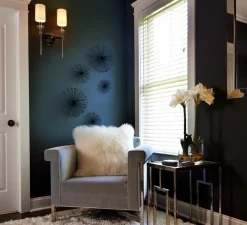 Applique de salle de bain, Amherst double, nickel poli, IP44, L33cm, H47,6cm - Hudson Valley Lighting