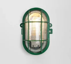 Applique*Zangra Applique de salle de bain, light.o.131, , IP54, L12,5cm, H17cm - vert