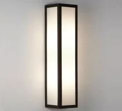 Applique*Astro Applique de salle de bain, Salerno LED 350, , IP44, LED, 3000K, 448lm, Ø8cm, H35cm - noir texturé