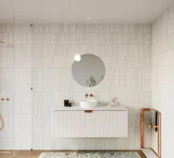 Applique*Wever&Ducré Applique de salle de bain, Perlez Clip 1.0, , IP44, LED, dim, 3000K, 550 lm, Ø13cm, H6,5cm - blanc