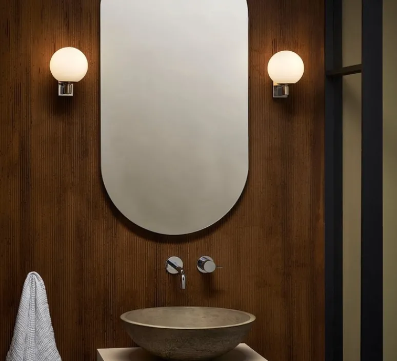 Applique*Astro Applique de salle de bain, Sagara, , IP44, L12cm, H15,5cm - Lighting chrome