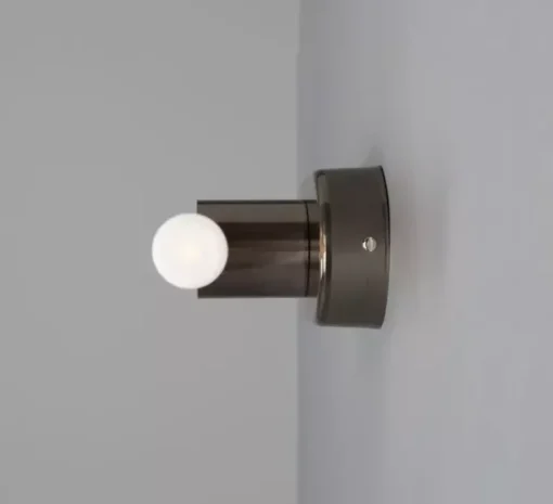 Applique de salle de bain, Valencia Single, argent antique, L16cm, H8,5cm - Mullan Lighting