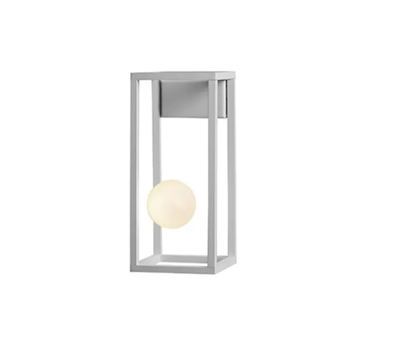 Applique*Karman Applique d'extérieur, Abachina, , IP44, LED, 3000k, 410 lm, L14cm, H32cm - blanc