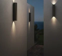 Applique*Astro Applique d'extérieur, Ava 400, , IP44, L7,5cm, H40cm - noir texturé