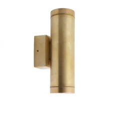 Applique*Zangra Applique d'extérieur bidirectionnelle, Light.o.109, , IP64, L6cm, H20cm - laiton