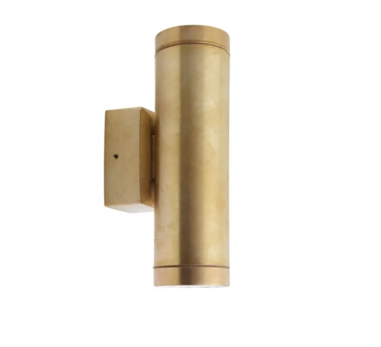 Applique*Zangra Applique d'extérieur bidirectionnelle, Light.o.109, , IP64, L6cm, H20cm - laiton