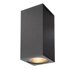 Applique d'extérieur, Big Theo Beam Up/Flood Down, anthracite, IP44,LED, 3000K, 2000+130lm, L13,5cm, H29cm - SLV