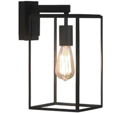 Applique*Astro Applique d'extérieur, Box Lantern 350, , IP23, L18cm, H35cm - Noir