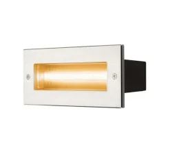 Applique*SLV Applique d'extérieur, BRICK, , IP65, LED, 3000K, 950 lm, L21cm, H9,1cm - noir