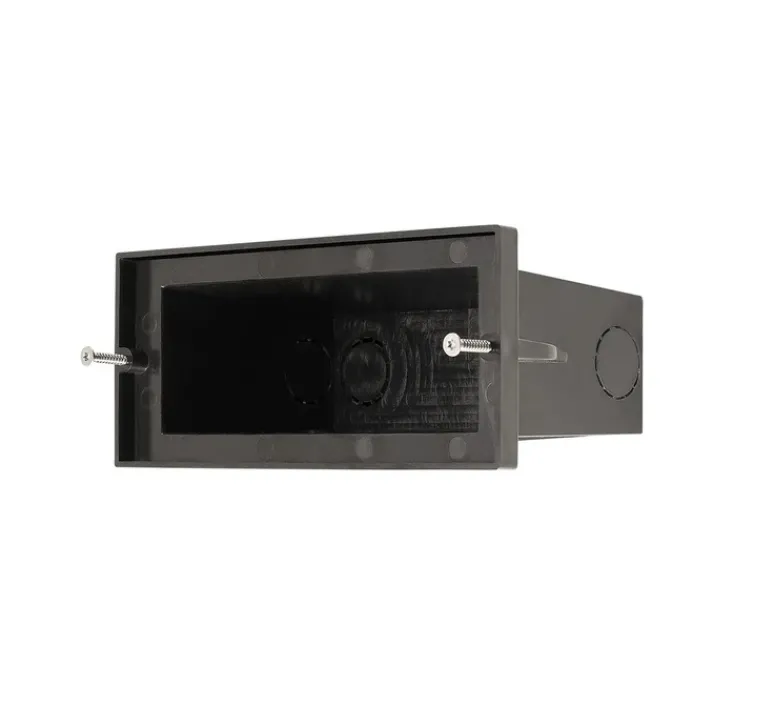 Applique*SLV Applique d'extérieur, BRICK, , IP65, LED, 3000K, 950 lm, L21cm, H9,1cm - noir
