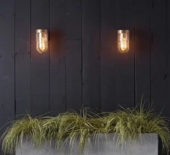 Applique*Astro Applique d'extérieur, Cabin Wall, , IP44, L11cm, H22cm - Lighting laiton antique