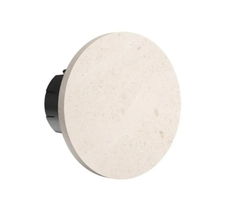 Applique d'extérieur, Camouflage, crema d'Orcia, IP65, LED, dim, 2700K, 474 lm, Ø14cm, H3,2cm - Flos