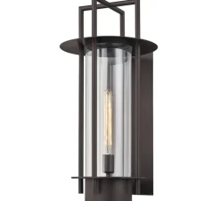 Applique d'extérieur, Carroll Park, bronze, IP44, Ø33cm, H66cm - Hudson Valley Lighting