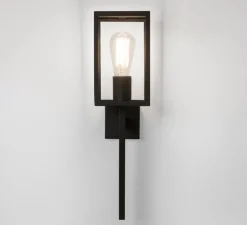 Applique d'extérieur, Coach 130, noir mat, IP44, L13cm, H50,5cm - ASTRO LIGHTING