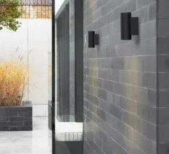 Applique*Astro Applique d'extérieur, Dartmouth Twin, , IP54, L6,5cm, H16,5cm - Noir