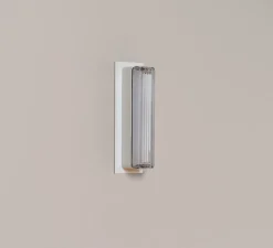 Applique*Santa & Cole Applique d'extérieur, Estadio Singular, , IP65, LED, dim, 2700K, 204 lm, L6,2cm, H30,4cm - blanc