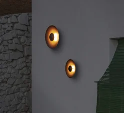 Applique*Marset Applique d'extérieur, Ginger 60C, , IP65, LED, dim, 2700K, 2933 lm, Ø60cm, P16,4cm - Marron rouille