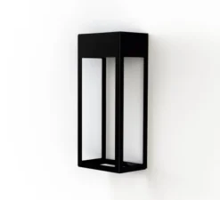 Applique*Roger Pradier Applique d'extérieur, Hogar n°1, , IP65, LED, 3000K, 1952 lm, L26cm, H60cm - noir