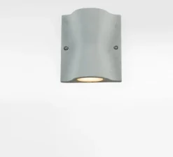 Applique d'extérieur, Lido Double, gris, IP55, L21cm, H23cm - Toscot