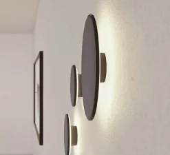Applique d'extérieur, Mac 250, noir, IP65, LED, dim, 2700-3200-4000K, 2000 lm, Ø25cm, H25cm - Beneito Faure