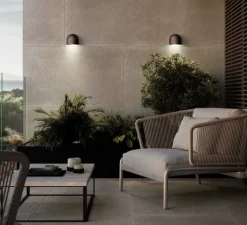 Applique*Il Fanale Applique d'extérieur, Mask 298.01.OS, , IP65, LED, dim, 3000K, 750 lm, L14cm, H12,8cm- laiton bruni