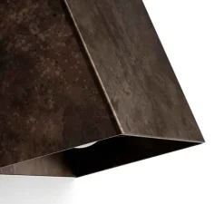 Applique*Il Fanale Applique d'extérieur, Mask 298.02.OS, , IP65, LED, dim, 3000K, 750 lm, L12,6cm, H13,1cm- laiton bruni