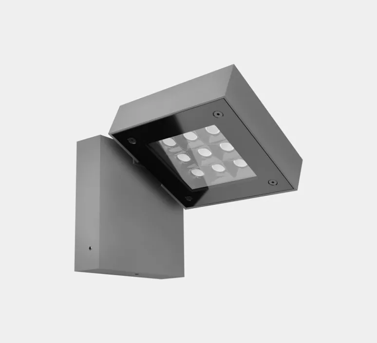Applique*LEDS C4 Applique d'extérieur, Modis Single, , IP66, LED, 3000K, 1809 lm, L14cm, H30cm - gris