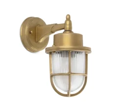 Applique*Faro Applique d'extérieur, NAHIR, , IP44, Ø12cm, H21cm - laiton