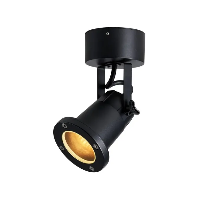 Applique d'extérieur, orientable, Nautilus 25, noir, IP54, L9,8cm, H11cm - SLV