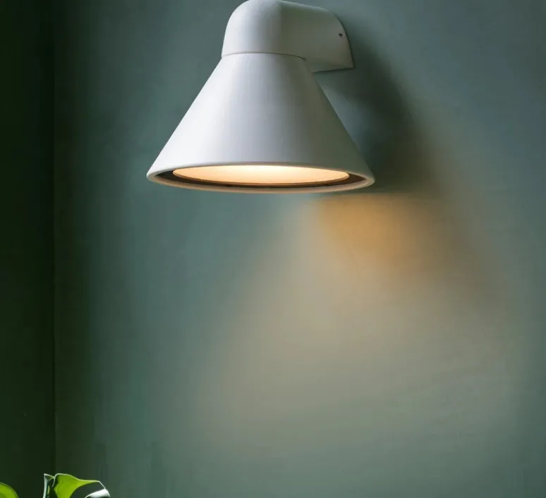 Applique*Faro Applique d'extérieur, Pals, , IP65, L25cm, H26cm - blanc