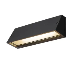 Applique d'extérieur, Pema WL, noir, IP65, LED, dim, 3000-4000K, 1420 lm, L28cm, H10cm - SLV
