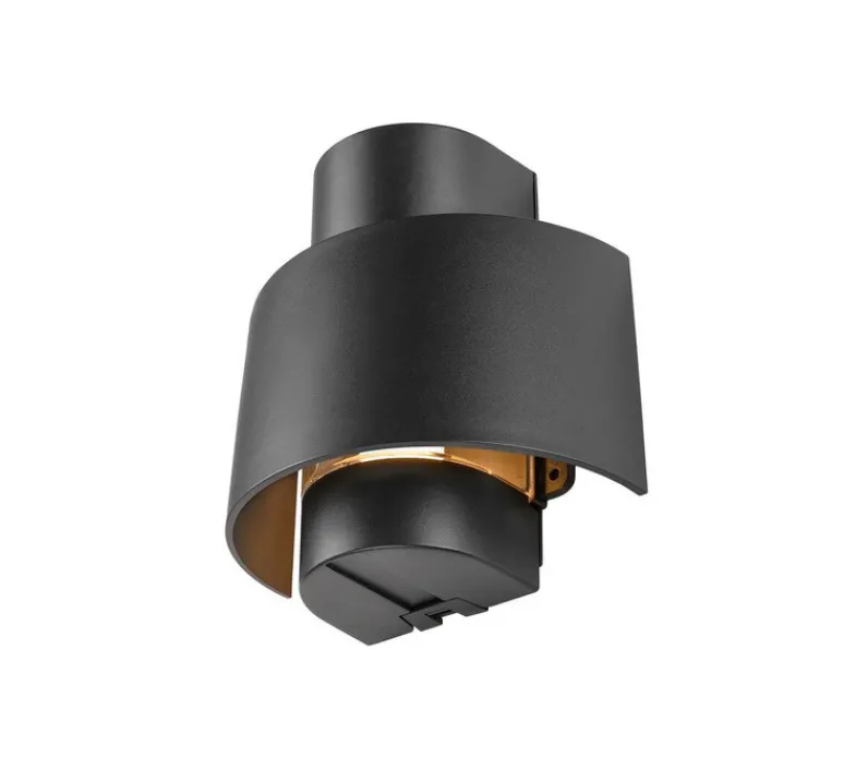 Applique*SLV Applique d'extérieur, Photoni , , IP65, L21,8cm, H22,5cm - noir