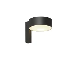 Applique d'extérieur, Plaff-on! A IP65, noir, IP65, LED, 2700K, 544lm, L16cm, H15cm - Marset