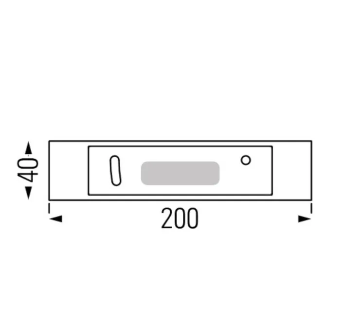 Applique d'extérieur, Plémo N°2, noir, IP65, L20cm, H4,5cm - Roger Pradier