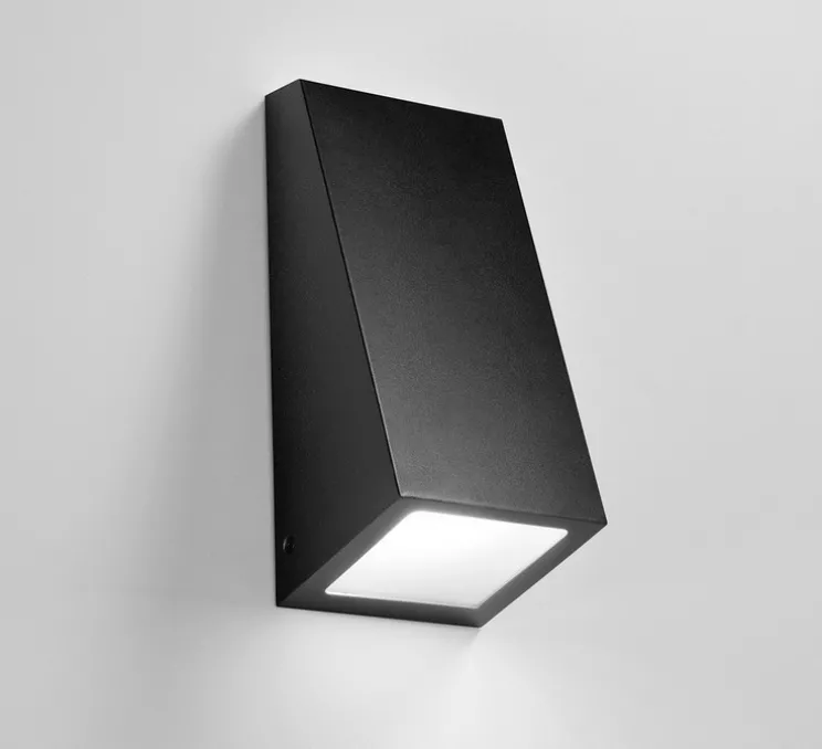 Applique d'extérieur, PopUp L, noir, IP44, L12cm, H25cm - Nedgis