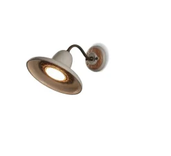 Applique*Toscot Applique d'extérieur, Spoleto 1231, , IP55, P37cm, Ø25,5cm - gris