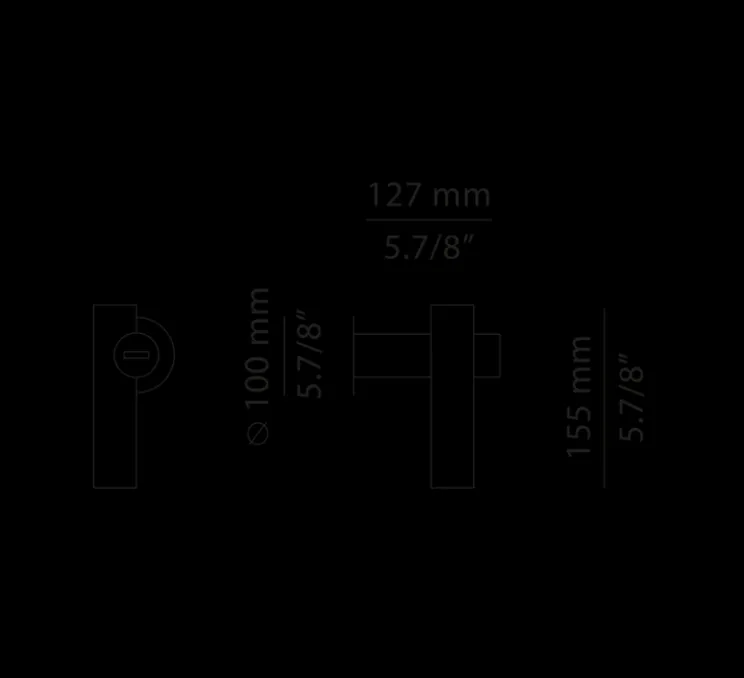Applique d'extérieur, Tik A-4090X, noir anthracite, IP65, LED, 3000K, 300 lm, Ø3,5cm, H15,5cm - Estiluz