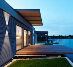 Applique*Wever&Ducré Applique d'extérieur, Train 2.0, , IP65, LED, 3000K, 2x280lm, L5cm, H12cm - blanc