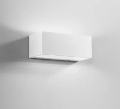 Applique*Nedgis Applique d'extérieur, Twin M, , IP54, LED, 3000-4000K, 2150 lm, L22cm, H8,5cm - blanc