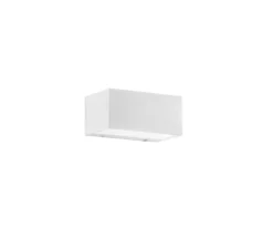 Applique d'extérieur, Twin S, blanc, IP54, LED, 3000-4000K, 1500 lm, L14cm, H6,5cm - Nedgis