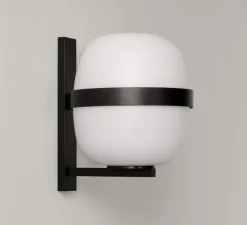 Applique d'extérieur, Wally Cesta, noir, IP65, Ø33cm, H36cm - Santa & Cole