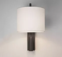 Applique*Astro Applique et liseuse, Ravello, , LED, 2700K, 111lm + E27, Double interrupteur, L20cm, H35cm - bronze, blanc