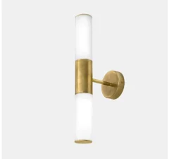 Applique*Il Fanale Applique, Etoile 04, , L44,3cm, H17,2cm - laiton naturel et blanc