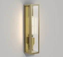 Applique, Harvard, laiton, IP44, Ø8cm, H35cm - Astro