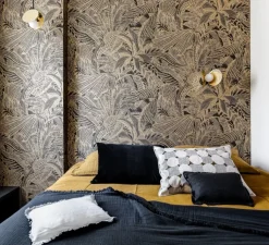 Applique, Ilios, laiton, black Ral 9005, L26cm P18cm- Atelier Areti