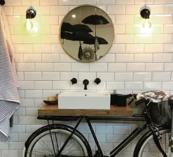 Applique*Zangra Applique, Light.036, en saillie, noir, laiton, Ø8,5cm, L15cm - blanc